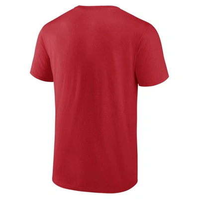 Shop Fanatics Branded Red Washington Capitals Barnburner T-shirt
