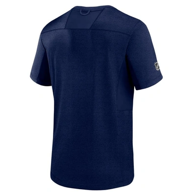 Shop Fanatics Branded  Navy St. Louis Blues Authentic Pro Performance T-shirt