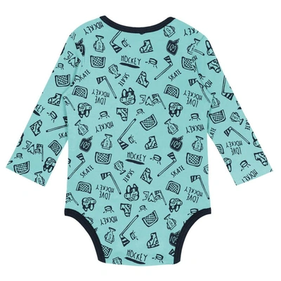 Shop Outerstuff Infant Light Blue Seattle Kraken Dynamic Defender Long Sleeve Bodysuit