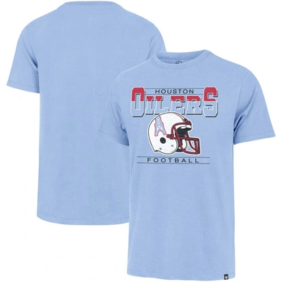 Shop 47 ' Light Blue Houston Oilers Gridiron Classics Time Lock Franklin T-shirt
