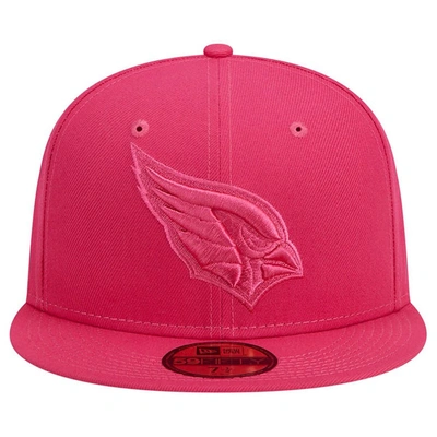 Shop New Era Pink Arizona Cardinals Color Pack 59fifty Fitted Hat