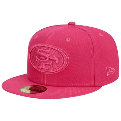 Shop New Era Pink San Francisco 49ers Color Pack 59fifty Fitted Hat