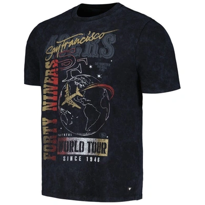 Shop The Wild Collective Unisex  Black San Francisco 49ers Tour Band T-shirt