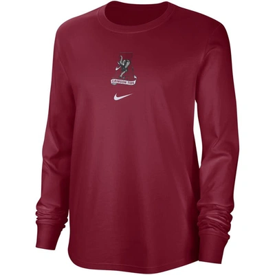 Shop Nike Crimson Alabama Crimson Tide Vintage Long Sleeve T-shirt