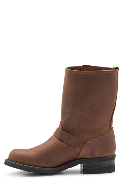 Shop Frye Engineer Biker Boot In Gaucho - Crazy Horse Leather