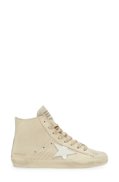 Golden Goose Francy High Top Sneaker In Buttercream