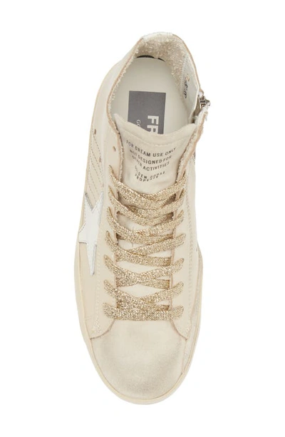 Golden Goose Francy High Top Sneaker In Buttercream