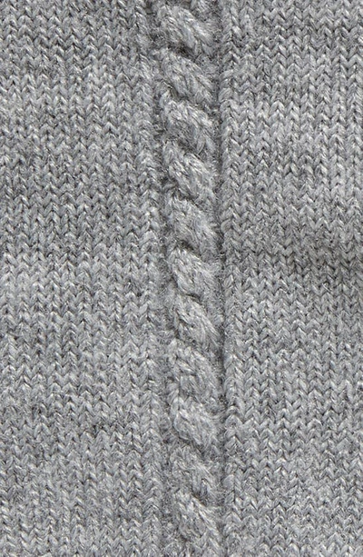 Shop Treasure & Bond Cable Knit Gloves In Grey Monument