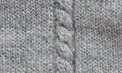 Shop Treasure & Bond Cable Knit Gloves In Grey Monument