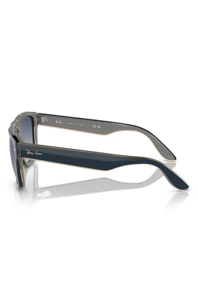 Ray Ban 57mm Gradient Square Sunglasses In Grey Gradient