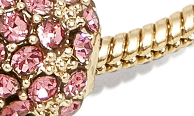 Shop Baublebar Crystal Pendant Necklace In Rose