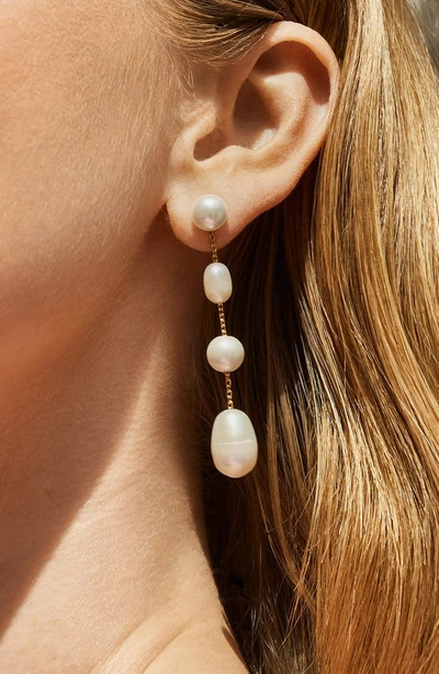 Shop Baublebar Francesca Freshwater Pearl Drop Earrings