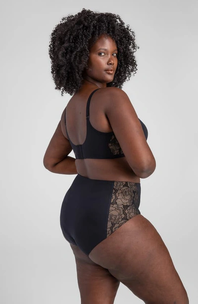 Shop Honeylove Lace Crossover Briefs In Runway