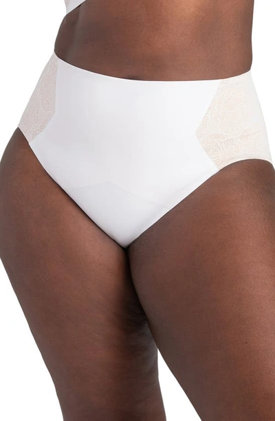 Shop Honeylove Lace Crossover Briefs In Astral