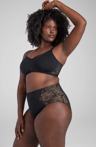 Shop Honeylove Lace Crossover Briefs In Runway