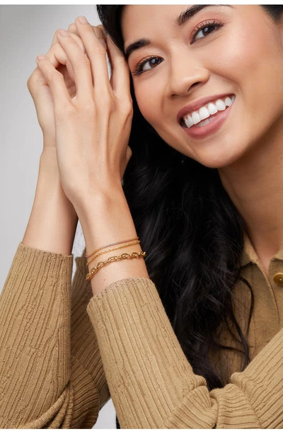Bony Levy Blg 14k Gold Multicolor Chain Bracelet In 14k White Yellow Rose Gold