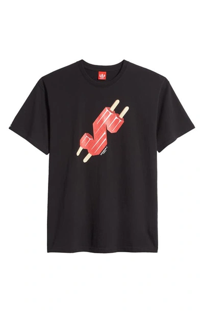 Shop Icecream Cash Cotton Graphic T-shirt In Black