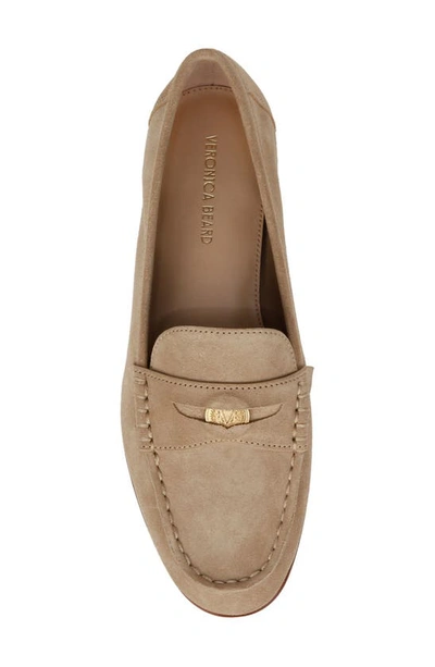 Shop Veronica Beard Penny Loafer In Sand