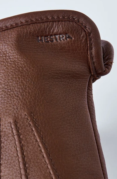 Hestra Andrew Leather Gloves In Chocolate