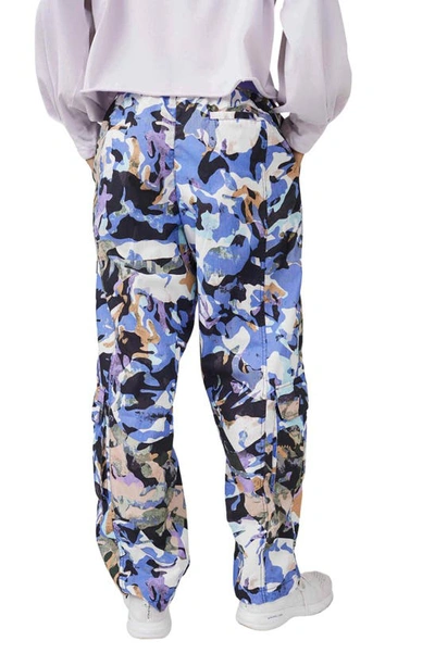 Shop Fp Movement Mesmerize Me Print Cargo Pants In Violet Splendor