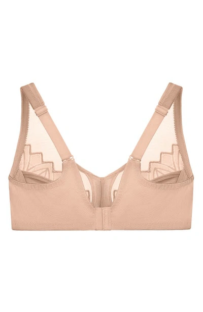 Glamorise Wonderwire Full Coverage Minimizer Bra In Cafe