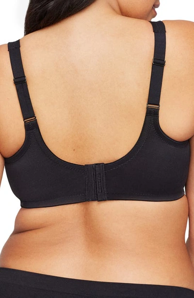 Glamorise Wonderwire Full Coverage Minimizer Bra In Black