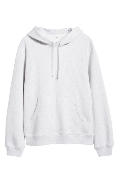 Shop Reigning Champ Midweight Fleece Pullover Hoodie In Heather Grey