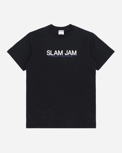 Shop Slam Jam Funktion-one T-shirt In Black