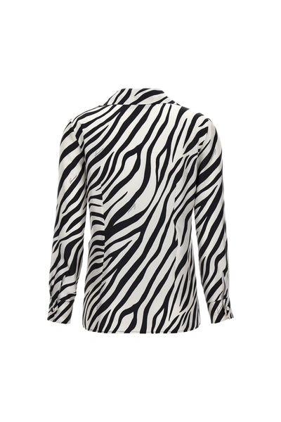 Shop Gucci Women 'zebra' Shirt In Multicolor