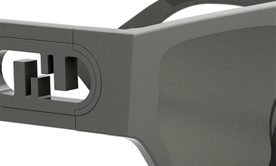 Shop Fendi ' O'lock 54mm Geometric Sunglasses In Grey/ Other / Smoke