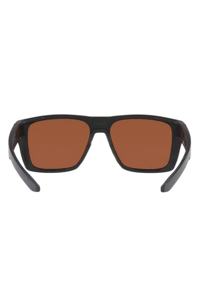 Shop Costa Del Mar Pargo 60mm Mirrored Polarized Square Sunglasses In Green Mirror