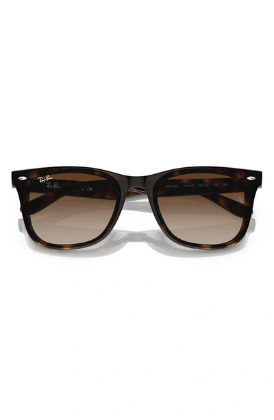 Ray Ban 65mm Gradient Oversize Square Sunglasses In Havana