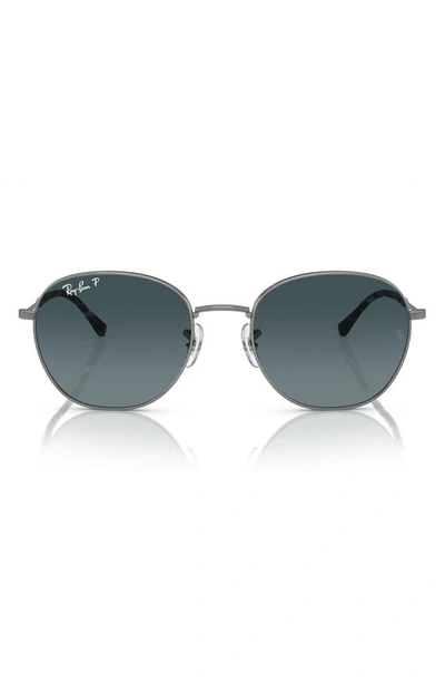 Ray Ban 55mm Polarized Phantos Sunglasses In Gunmetal