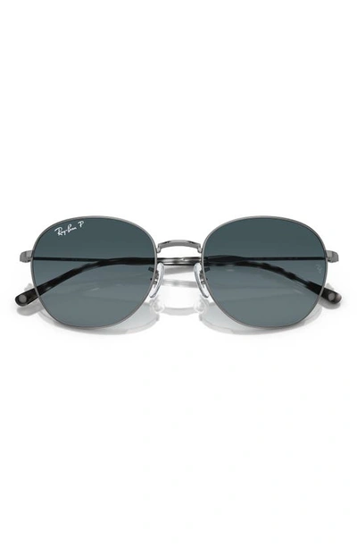 Ray Ban 55mm Polarized Phantos Sunglasses In Gunmetal
