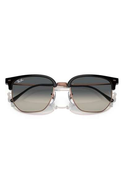 Shop Ray Ban Clubmaster 53mm Square Sunglasses In Grey Flash