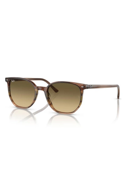 Ray Ban 52mm Square Sunglasses In Brown Gradient