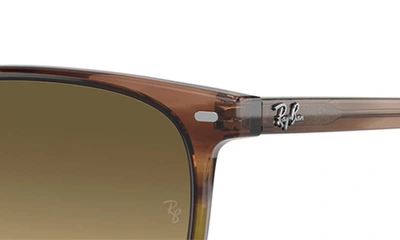 Ray Ban 52mm Square Sunglasses In Brown Gradient