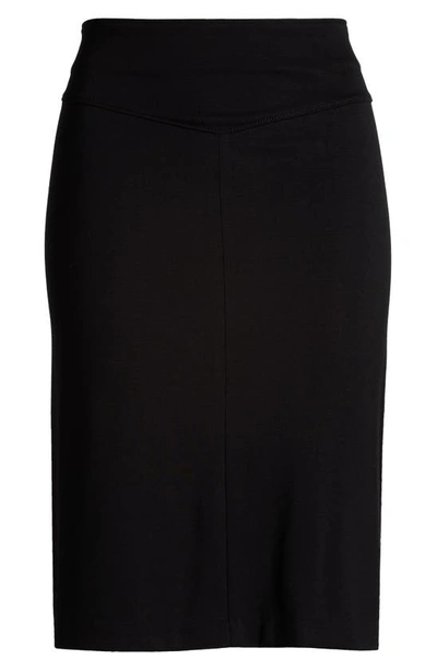Shop Halogen Seamed Pencil Skirt In Rich Black