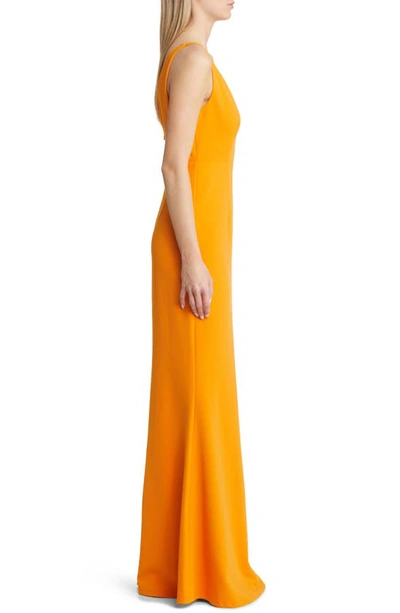 Shop Lulus Melora Sleeveless Mermaid Maxi Dress In Orange