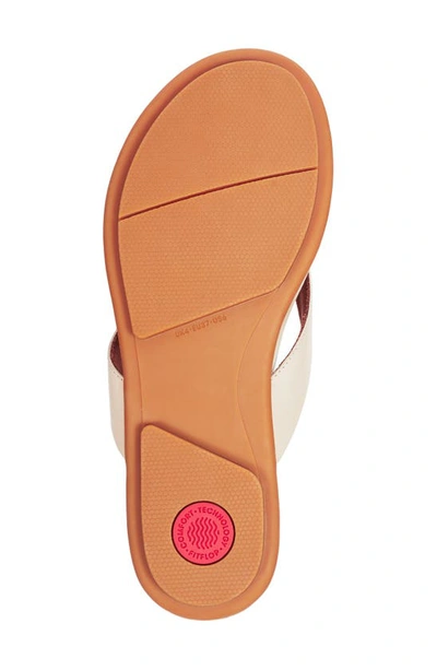 Shop Fitflop Gracie Flip Flop In Stone Beige