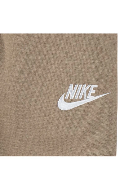 Shop Nike Sportswear Club Crewneck Sweatshirt & Joggers Set In Khaki