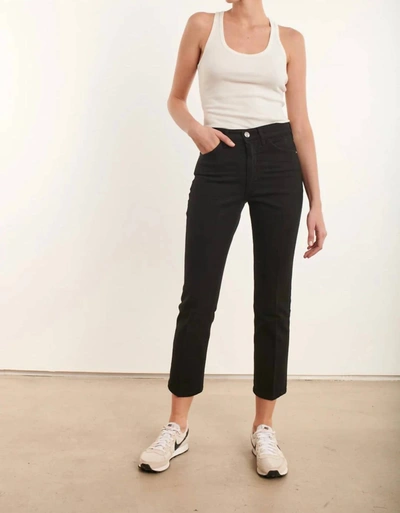 Shop Sprwmn Skinny Straight Leg Jean In Black