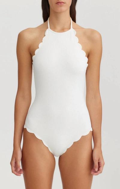 Shop Marysia Mott Maillot One-piece In Coconut In White