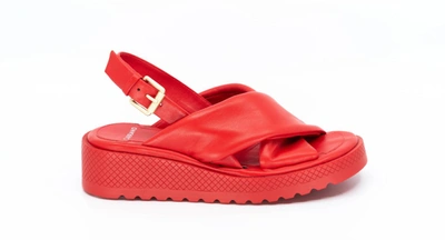 Shop Carrano Lacie Sandal In Red