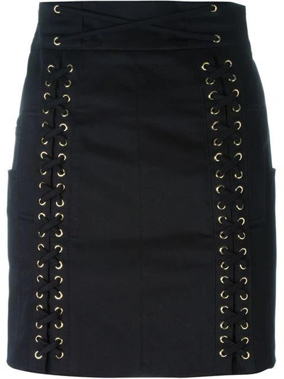 Shop Balmain High Waist Skirt