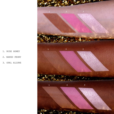 Shop Pat Mcgrath Labs Divine Blush + Bronze + Glow Trio: Fleurever Nude (limited Edition) In Default Title