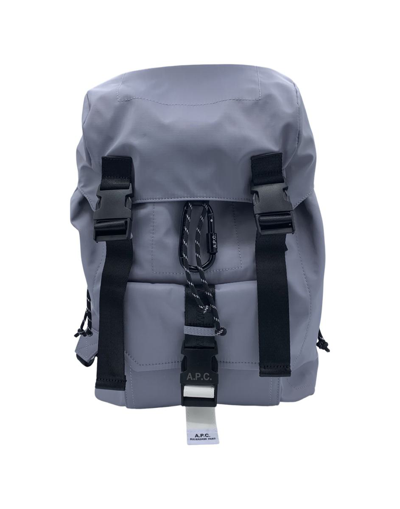 Shop Apc A.p.c. Backpacks In Gray