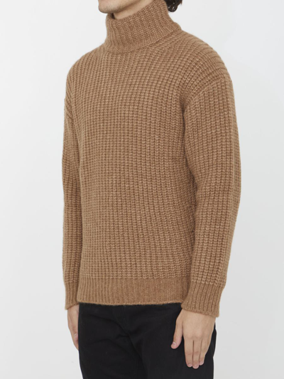 Shop Roberto Collina Alpaca Jumper In Beige