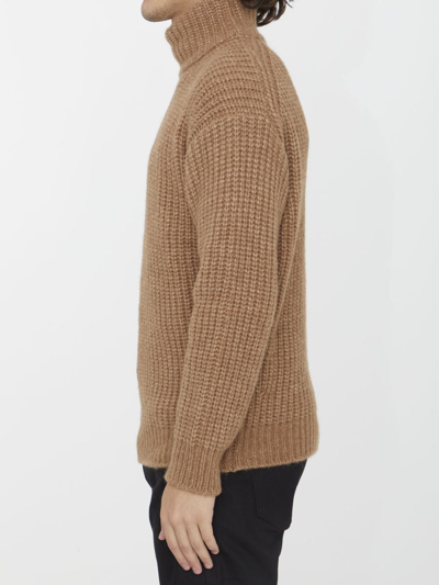 Shop Roberto Collina Alpaca Jumper In Beige