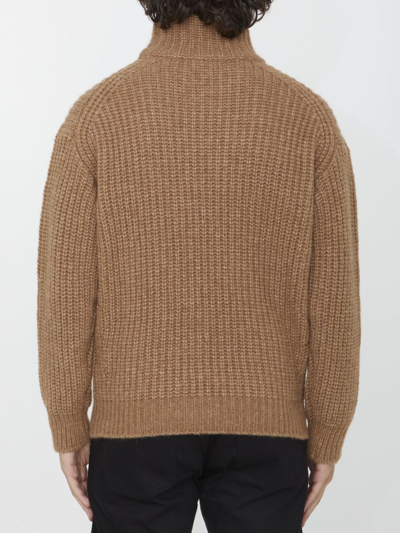 Shop Roberto Collina Alpaca Jumper In Beige